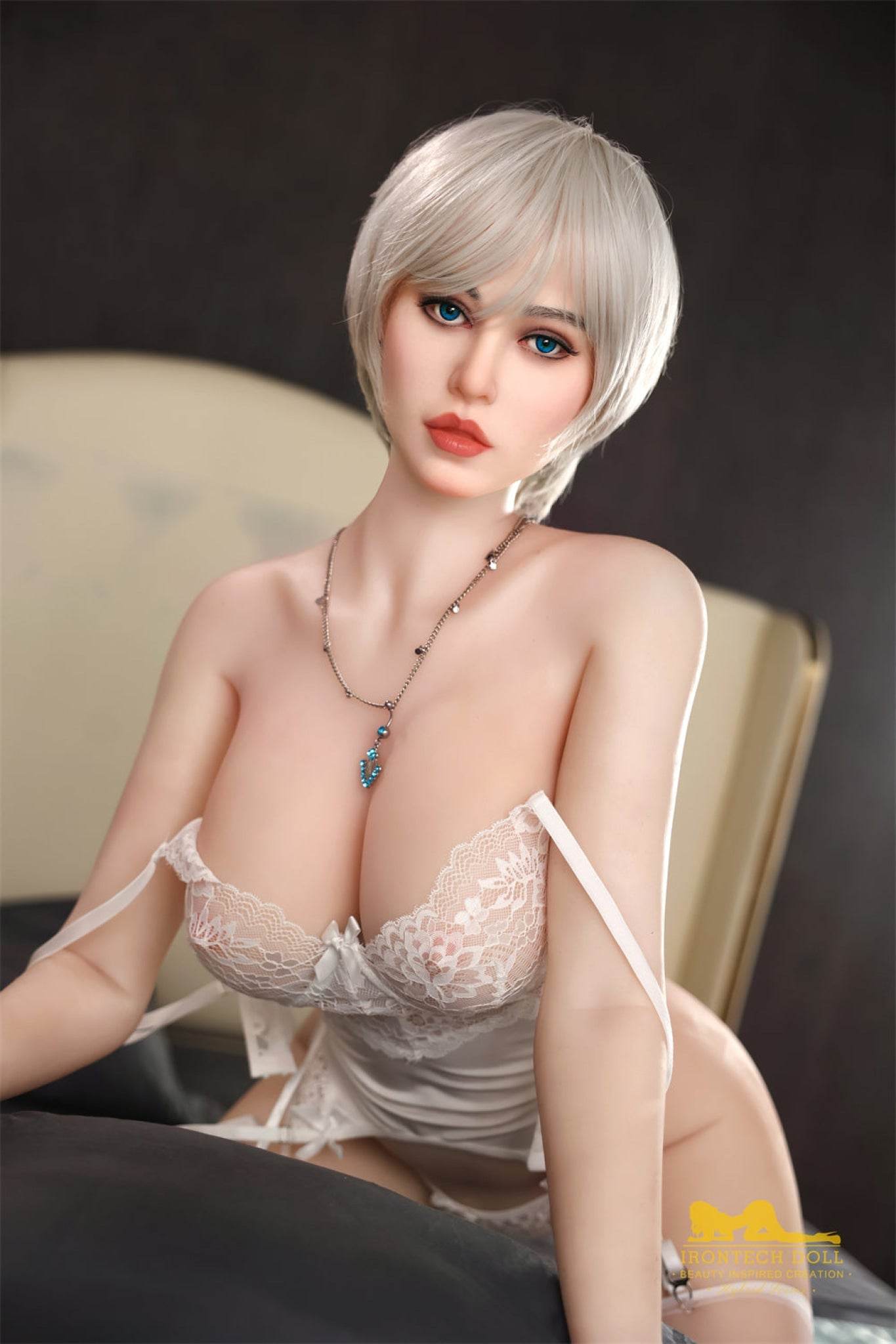 Angelia Silicone Head and TPE Body Hybrid Sex Doll - Irontech Doll - SEX LOVE DOLLS
