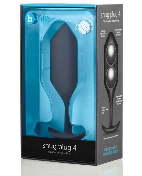 B-vibe Weighted Snug Plug 4 - 257 G - SEX LOVE DOLLS