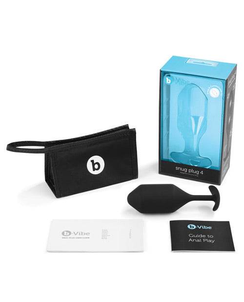 B-vibe Weighted Snug Plug 4 - 257 G - SEX LOVE DOLLS