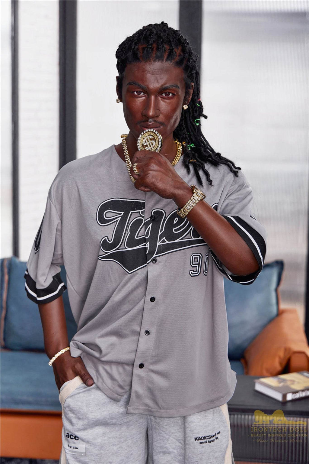 Bill Ebony Silicone Male Sex Doll - IronTech Doll® - SEX LOVE DOLLS