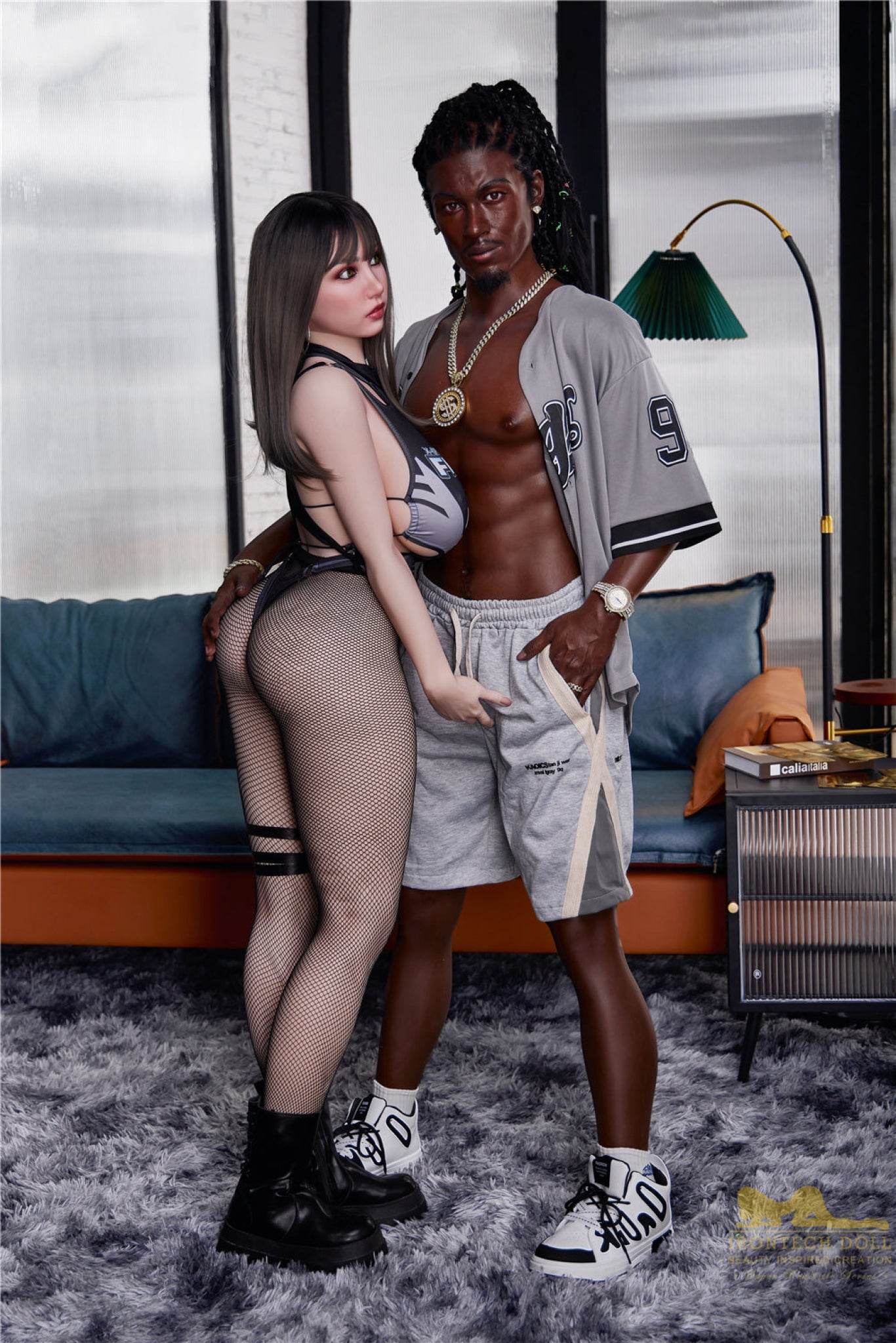 Bill Ebony Silicone Male Sex Doll - IronTech Doll® - SEX LOVE DOLLS