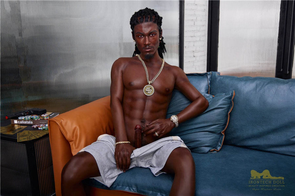 Bill Ebony Silicone Male Sex Doll - IronTech Doll® - SEX LOVE DOLLS
