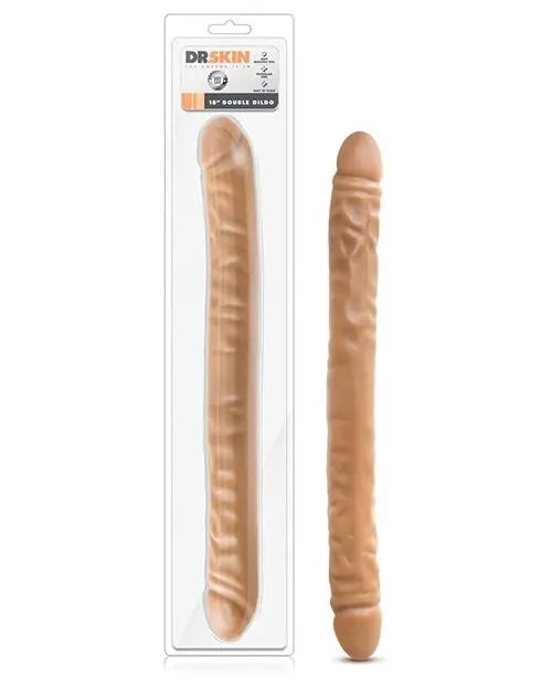 Blush Dr. Skin 18" Doppeldildo - Mokka
