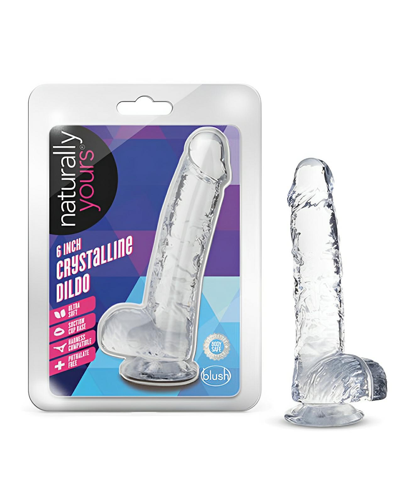 Blush Naturally Yours 6" Crystalline Dildo