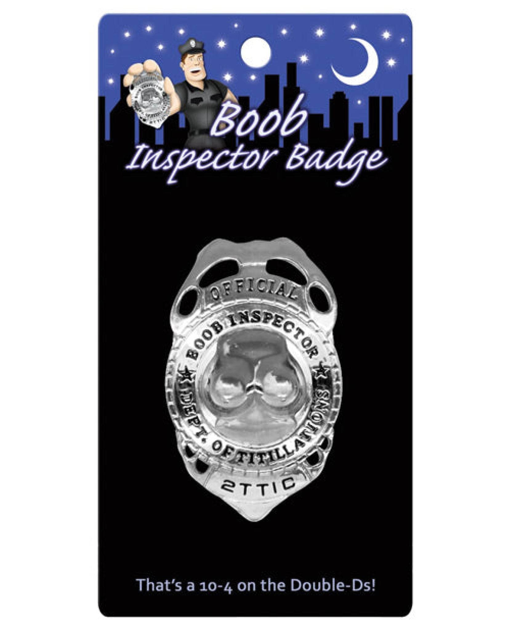 Boob Inspector Badge - SEX LOVE DOLLS