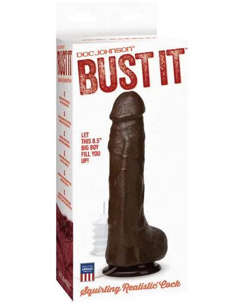 Bust It Squirting Realistic Cock Nut Butter - SEX LOVE DOLLS