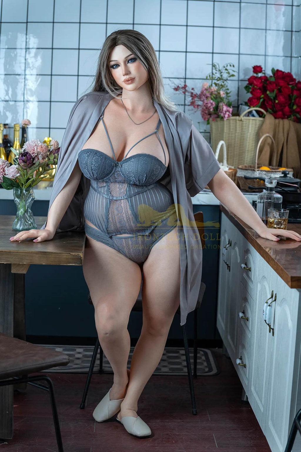 Celine BBW Premium Silicone Sex Doll - Super Realistic Series - IronTech Doll - SEX LOVE DOLLS