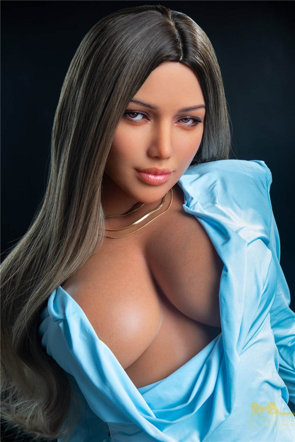 Celine Dark Tanned Silicone Real Doll - IronTech Doll® - SEX LOVE DOLLS