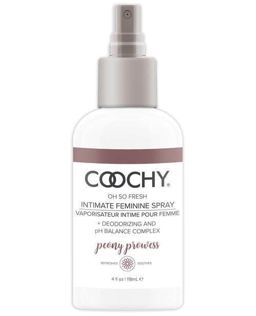 COOCHY Feel Fresh Intimate Spray - 4 oz Peony Prowess - SEX LOVE DOLLS