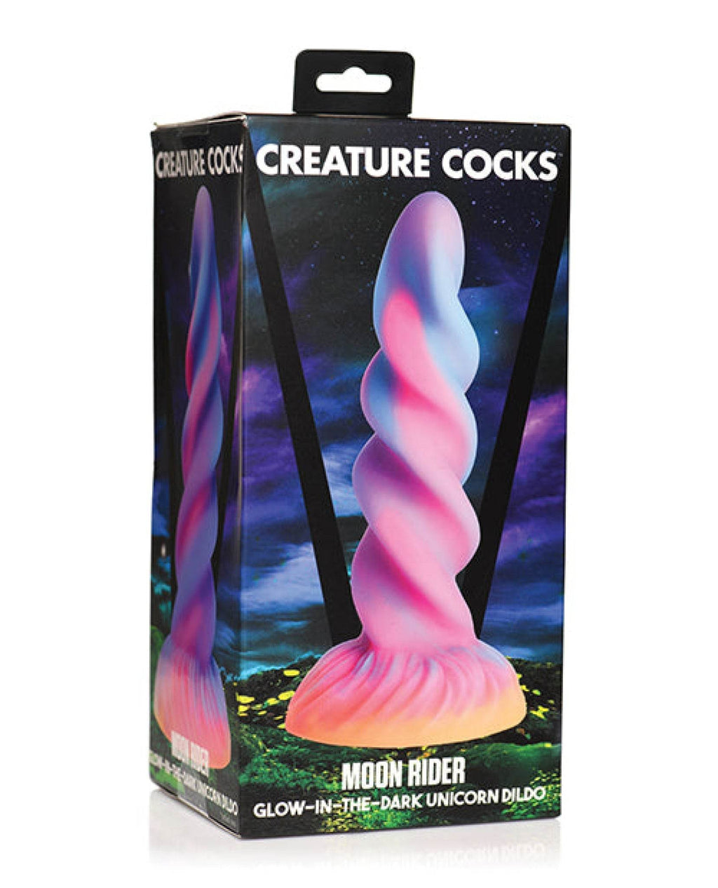 Creature Cocks Moon Rider Unicorn Dildo - Glow In The Dark - SEX LOVE DOLLS