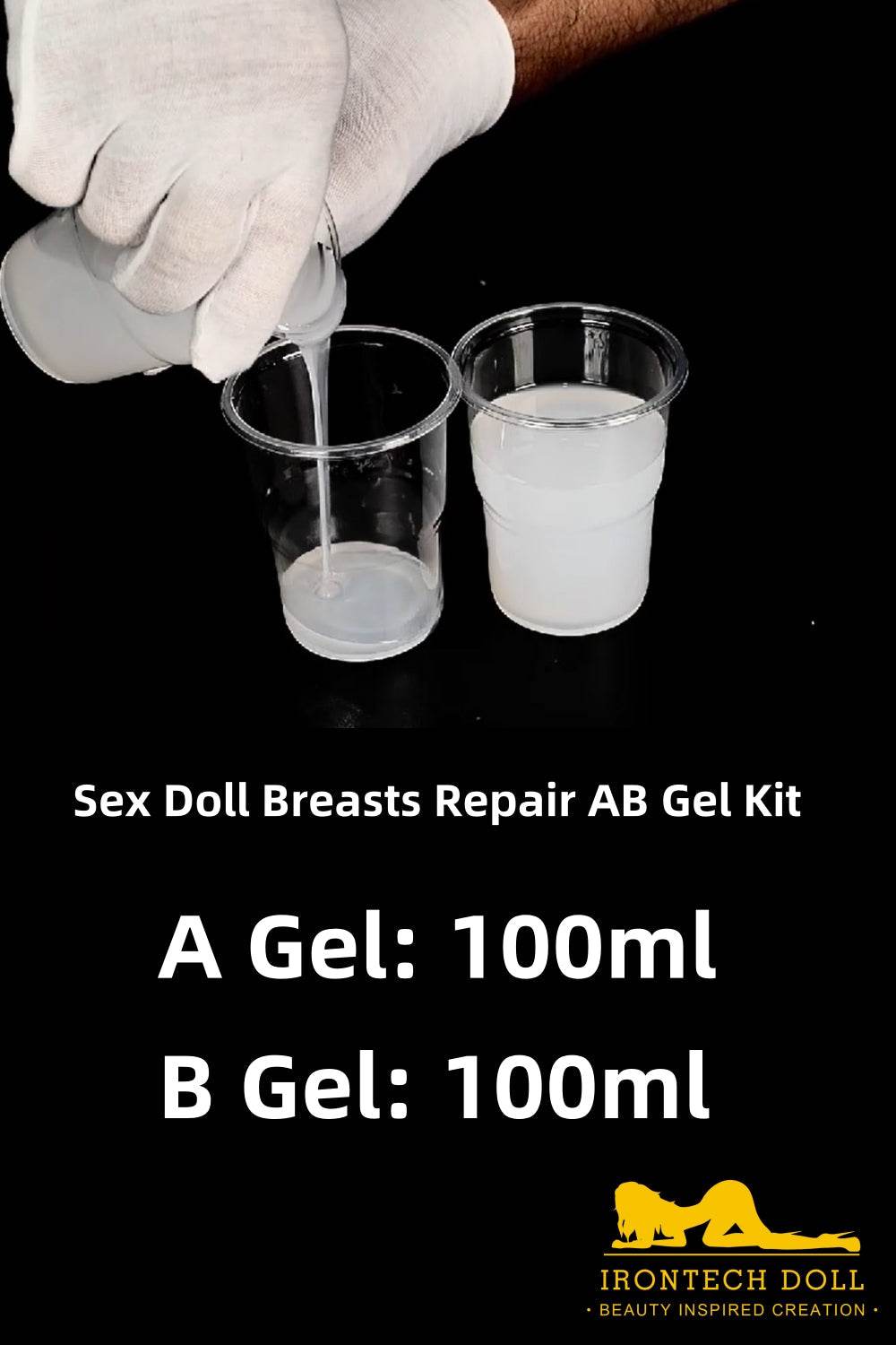 Deflated Breasts Repair AB Gel - Sex Doll Repair Kit - SEX LOVE DOLLS