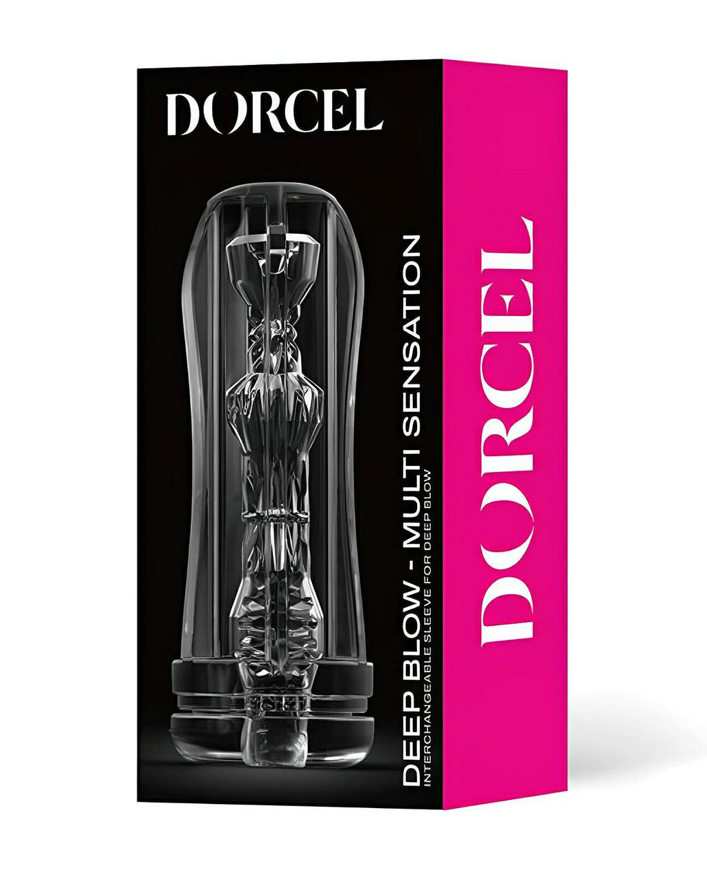 Dorcel Deep Blow Multi Sensation Sleeve - Clear - SEX LOVE DOLLS