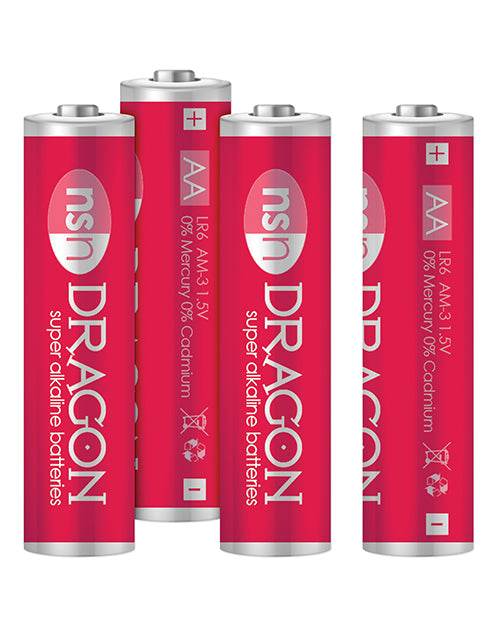 Dragon Alkaline Batteries - AA Pack of 4 - SEX LOVE DOLLS
