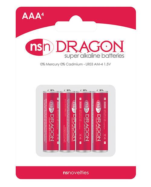Dragon Alkaline Batteries - AAA Pack of 4 - SEX LOVE DOLLS