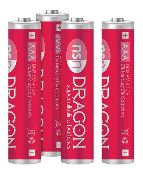 Dragon Alkaline Batteries - AAA Pack of 4 - SEX LOVE DOLLS