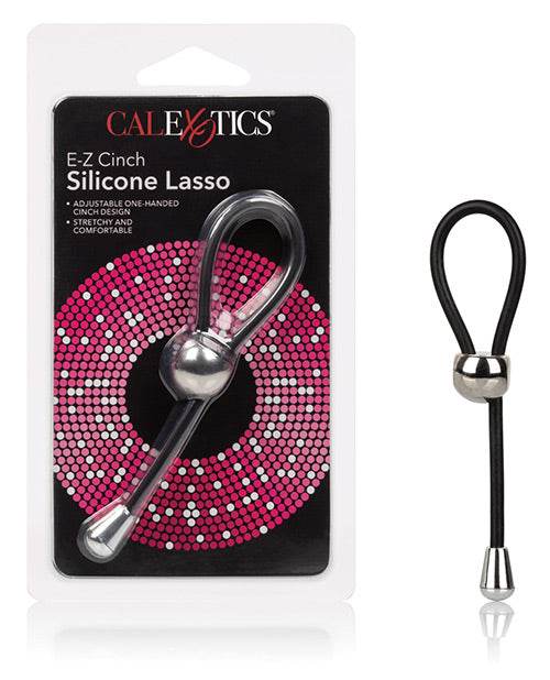 E-Z Cinch Silicone Lasso - Black - SEX LOVE DOLLS