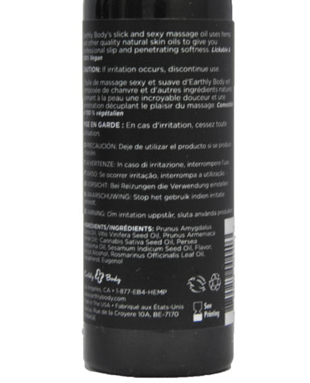 Earthly Body Edible Massage Oil Gift Set - 2 Oz - SEX LOVE DOLLS