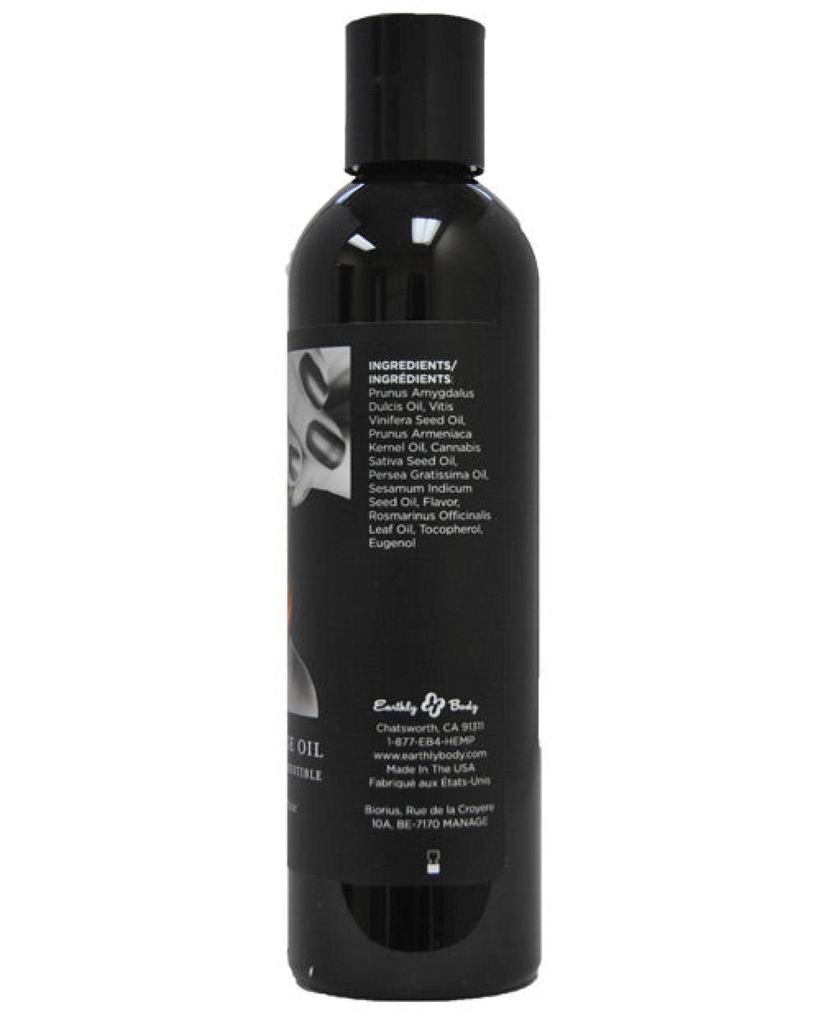 Earthly Body Hemp Edible Massage Oil - SEX LOVE DOLLS