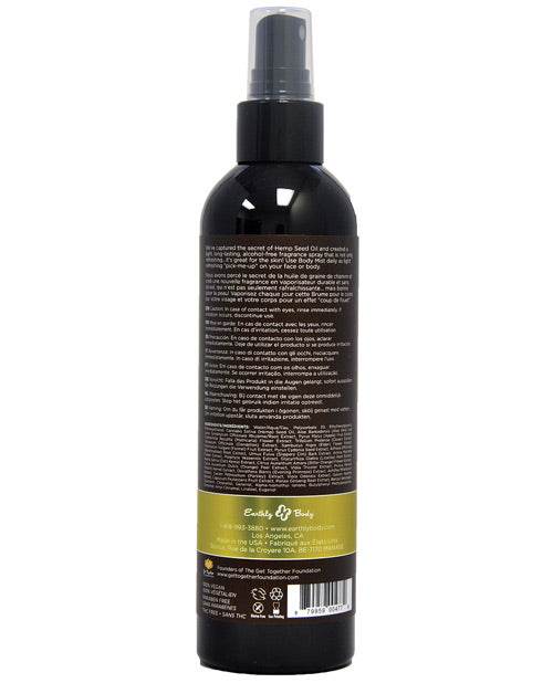Earthly Body Hemp Seed Moisturizing Body Mist - 8 oz Nag Champa - SEX LOVE DOLLS
