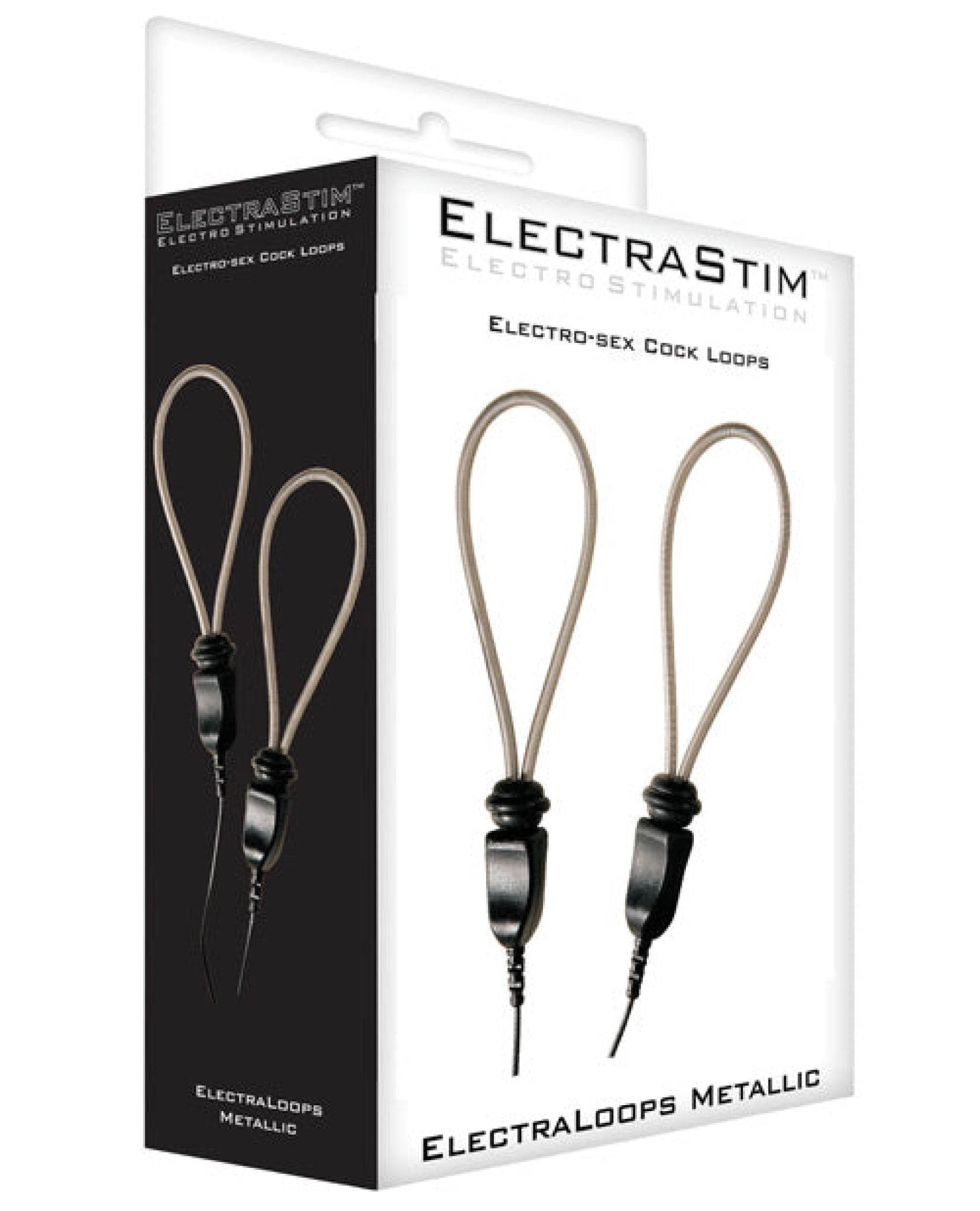 Electrastim Accessory - Metallic Adjustable Cock Loops - SEX LOVE DOLLS