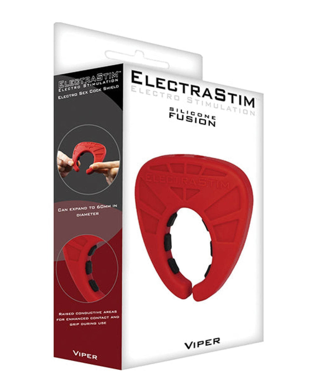 Electrastim Silicone Fusion Viper Cock Shield - SEX LOVE DOLLS