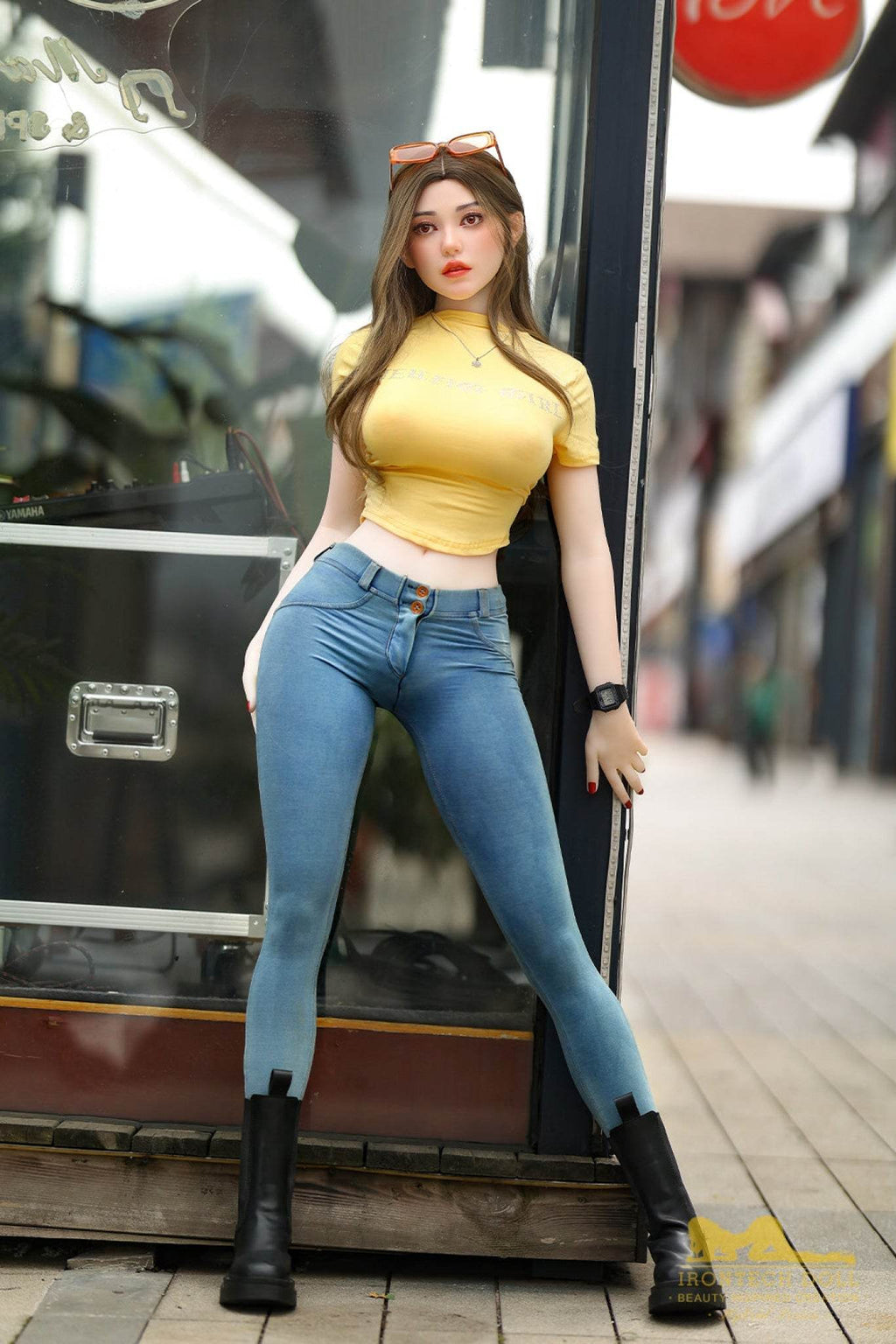 Elly Silicone Head and TPE Body Hybrid Sex Doll - Irontech Doll - SEX LOVE DOLLS