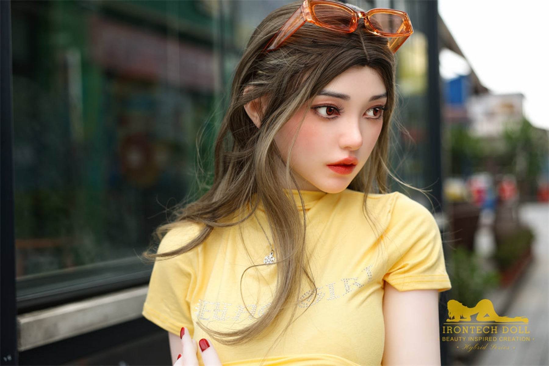 Elly Silicone Head and TPE Body Hybrid Sex Doll - Irontech Doll - SEX LOVE DOLLS