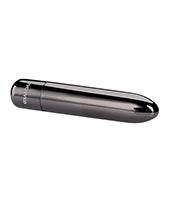 Evolved Real Simple Rechargeable Bullet - Black Chrome - SEX LOVE DOLLS