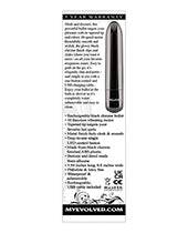 Evolved Real Simple Rechargeable Bullet - Black Chrome - SEX LOVE DOLLS