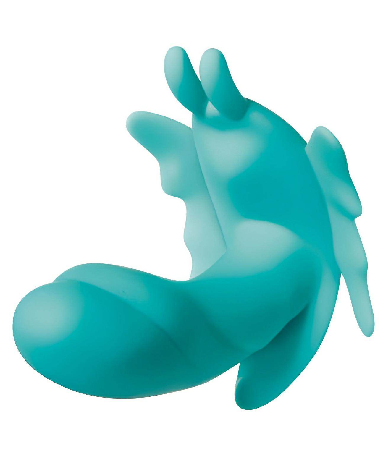 Evolved The Butterfly Effect Rechargeable Dual Stim - Teal - SEX LOVE DOLLS