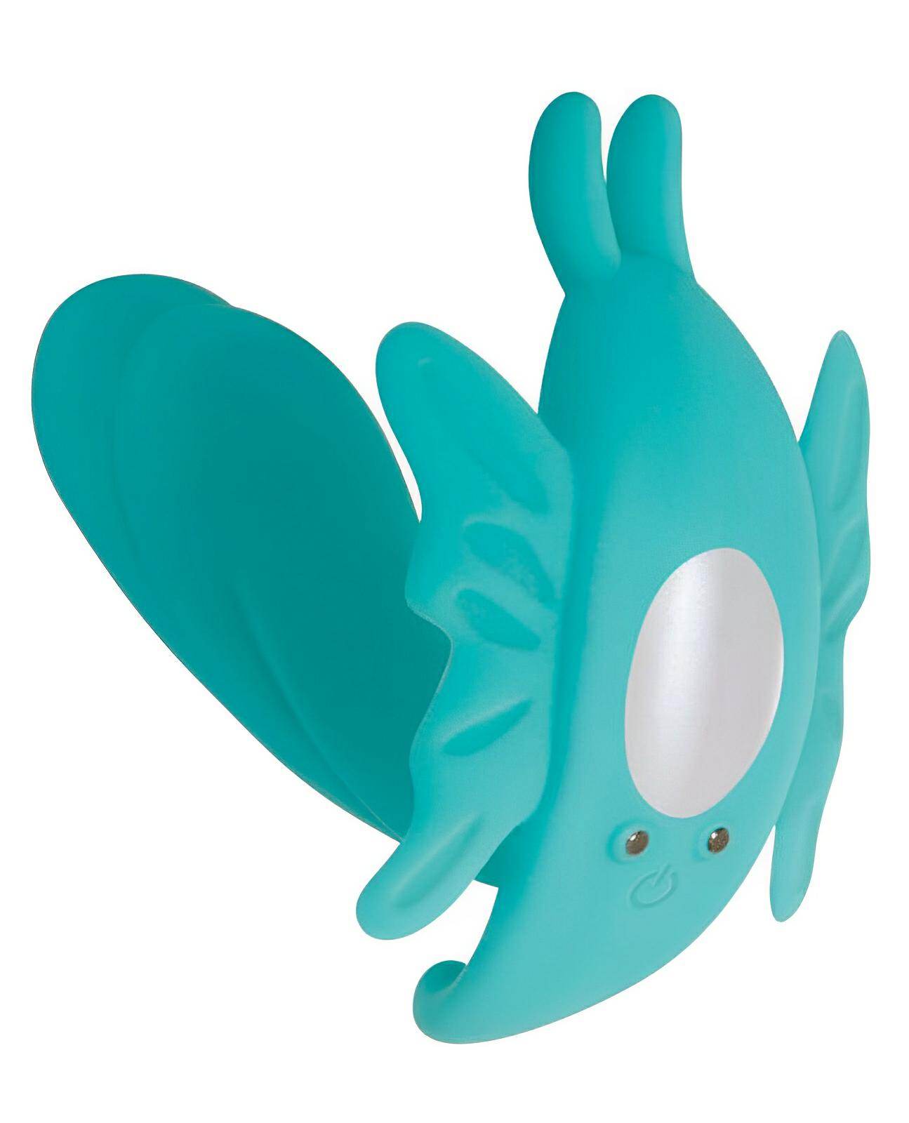 Evolved The Butterfly Effect Rechargeable Dual Stim - Teal - SEX LOVE DOLLS