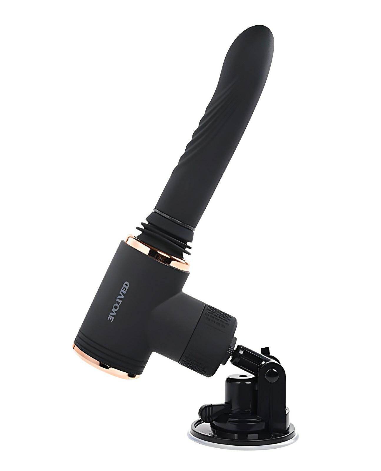 Evolved Too Hot To Handle Thrusting Machine - Black - SEX LOVE DOLLS