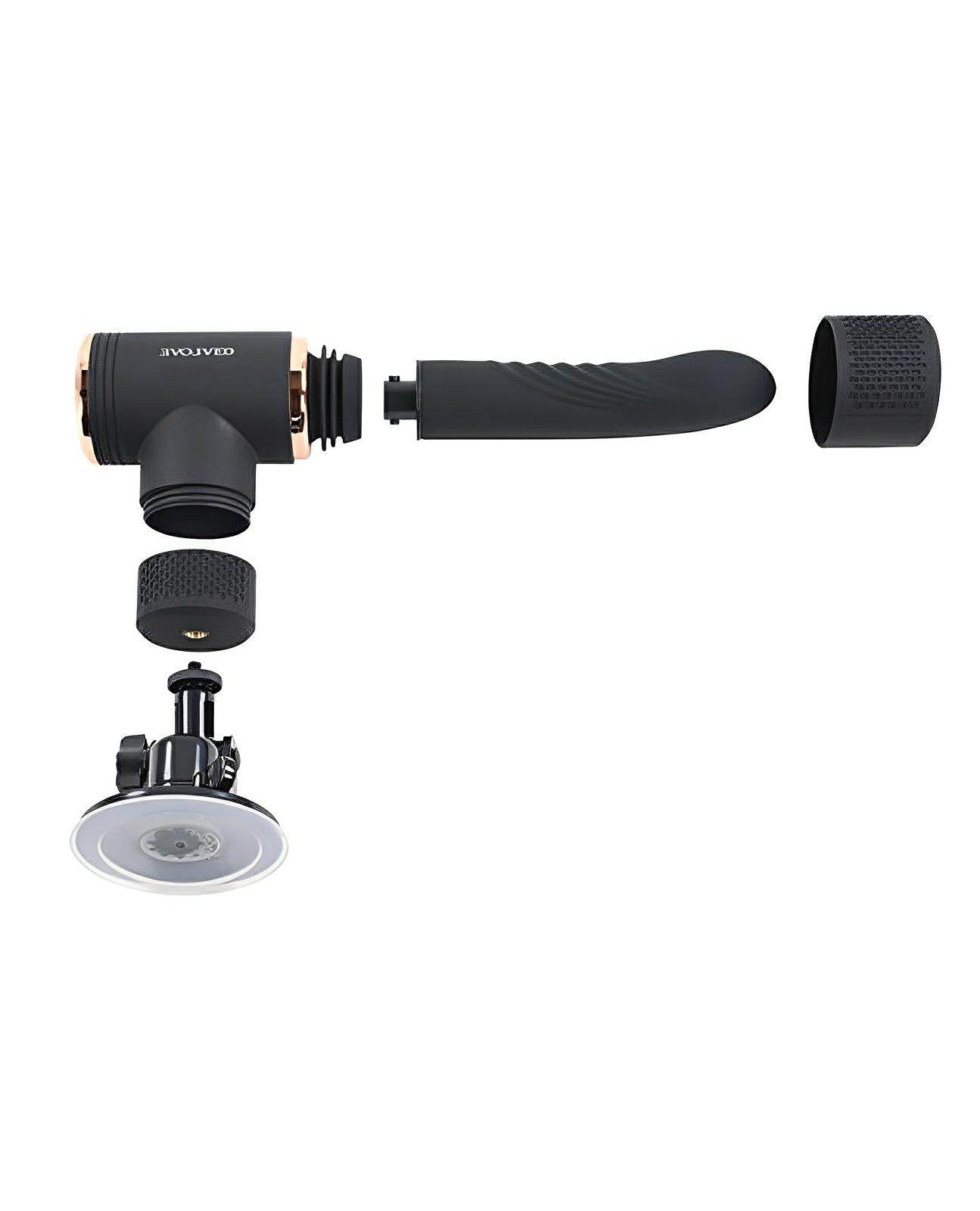 Evolved Too Hot To Handle Thrusting Machine - Black - SEX LOVE DOLLS