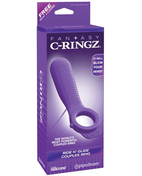 Fantasy C-Ringz Ride N' Glide Couples Ring - Purple - SEX LOVE DOLLS