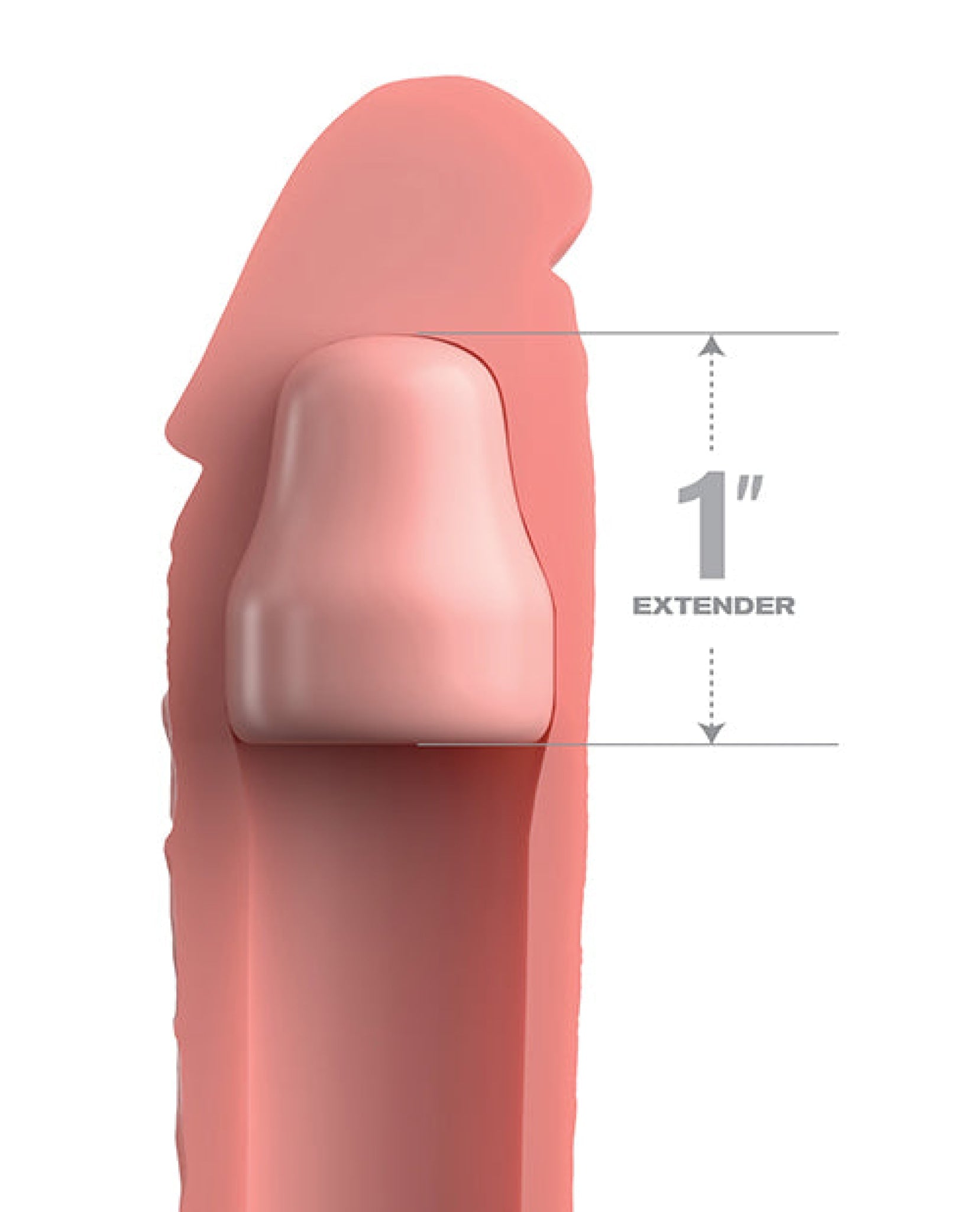 Fantasy X-tensions Elite 7" Sleeve W-1" Plug - Light