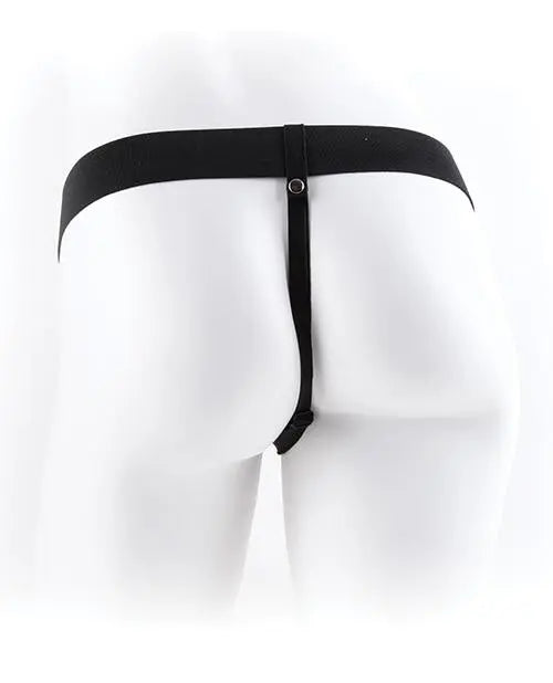 Fetish Fantasy Series 9" Vibrating Hollow Strap On W-balls - Flesh