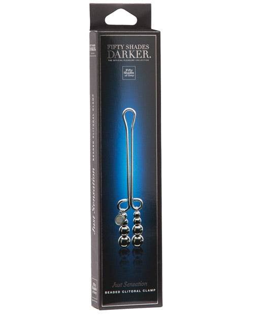 Fifty Shades Darker Just Sensation Beaded Clitoral Clamp - SEX LOVE DOLLS