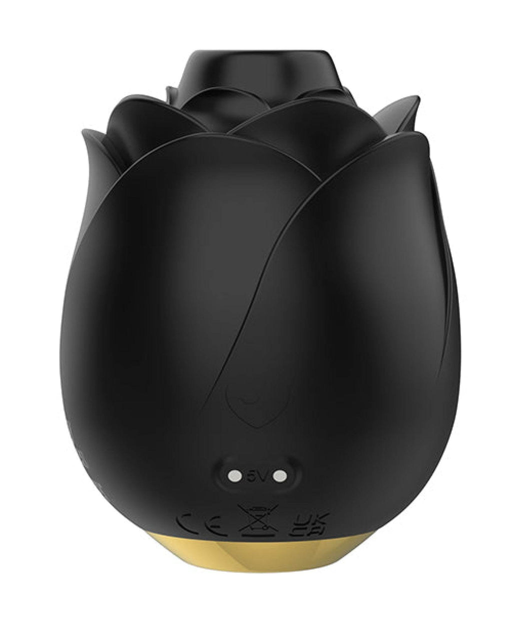 Fifty Shades Of Grey Hearts & Flowers Rose Vibrator - Black - SEX LOVE DOLLS