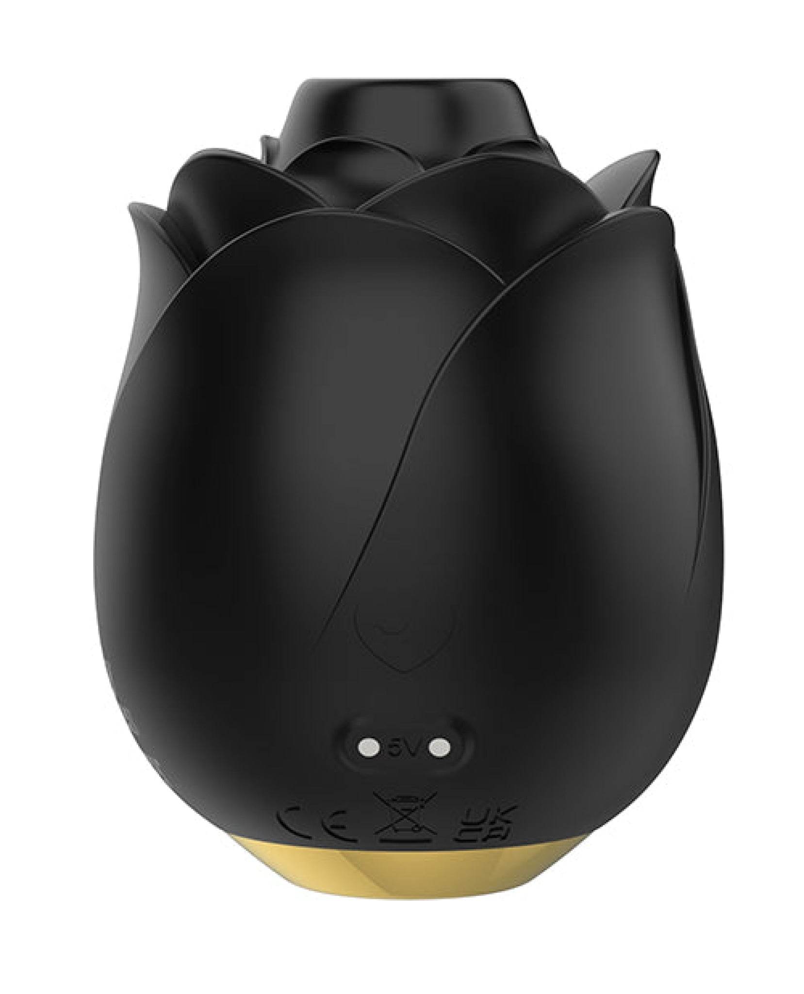 Fifty Shades Of Grey Hearts & Flowers Rose Vibrator - Black - SEX LOVE DOLLS