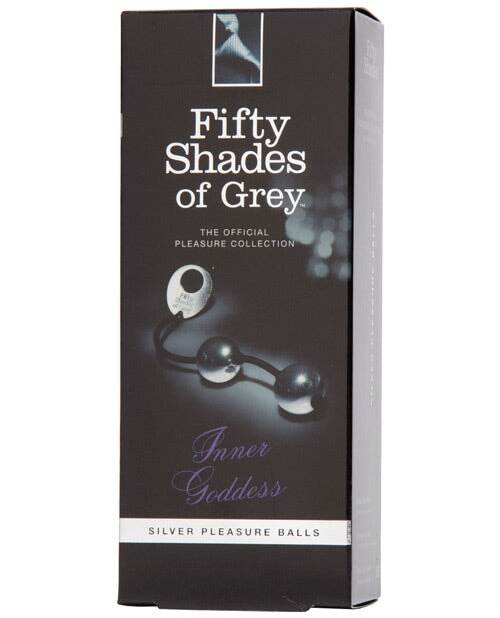 Fifty Shades Of Grey Inner Goddess Silver Metal Pleasure Balls - SEX LOVE DOLLS