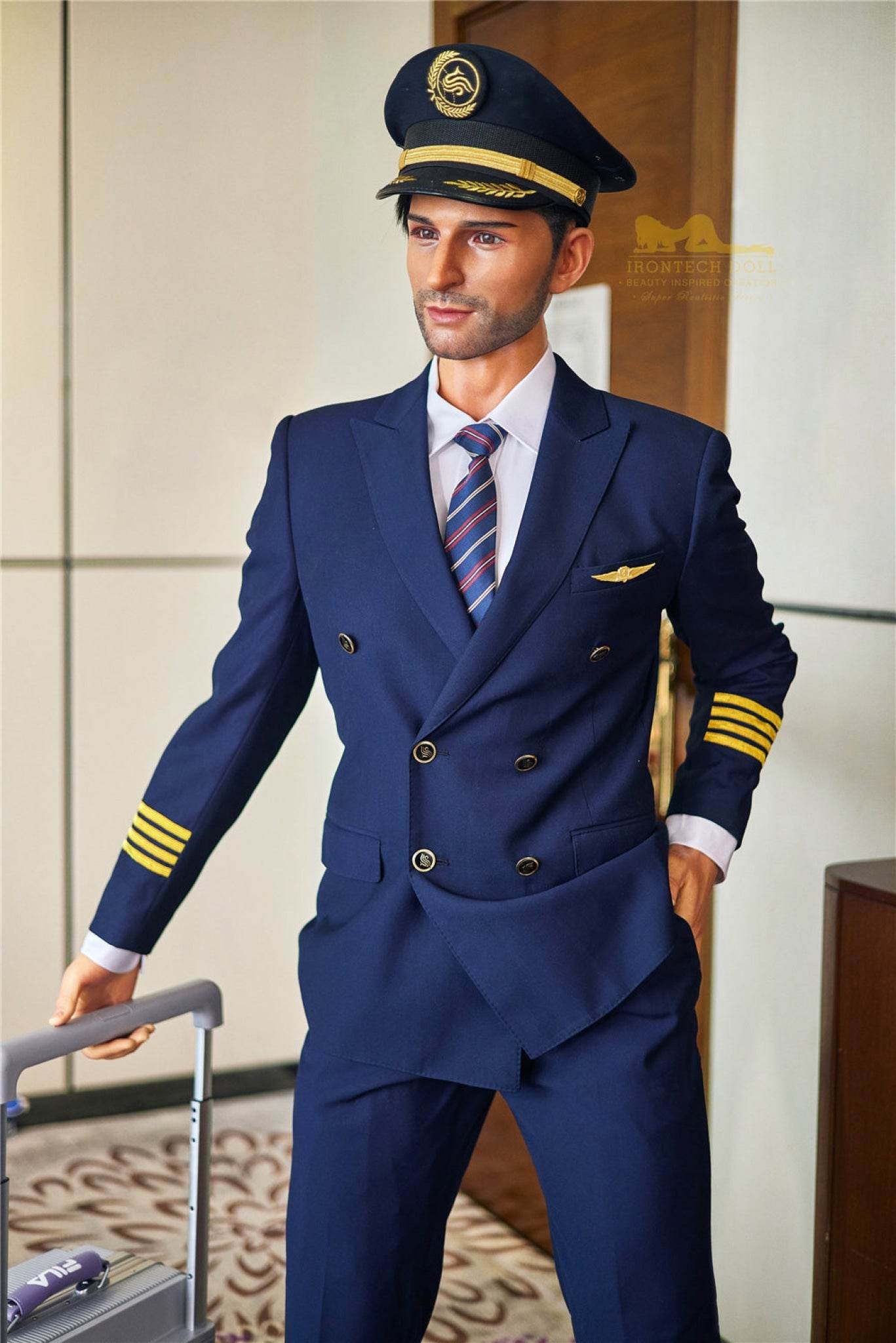 George Pilot Silicone Male Sex Doll - IronTech Doll® - SEX LOVE DOLLS