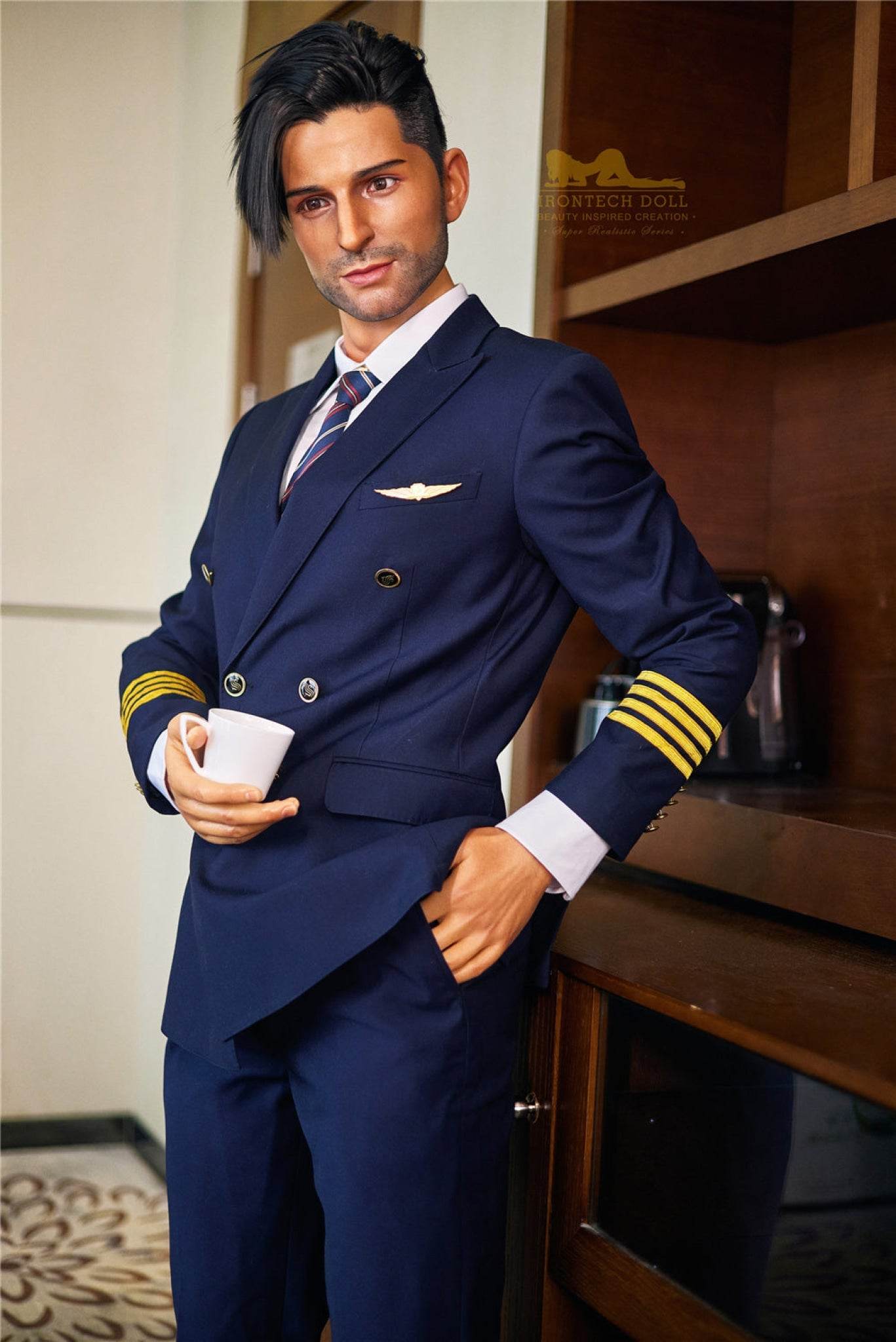 George Pilot Silicone Male Sex Doll - IronTech Doll® - SEX LOVE DOLLS