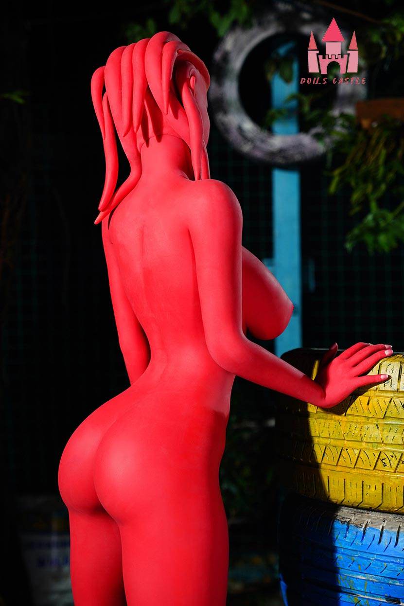 Grace Red Skin Curvy Fantasy Sex Doll - Doll's Castle [USA STOCK] - SEX LOVE DOLLS