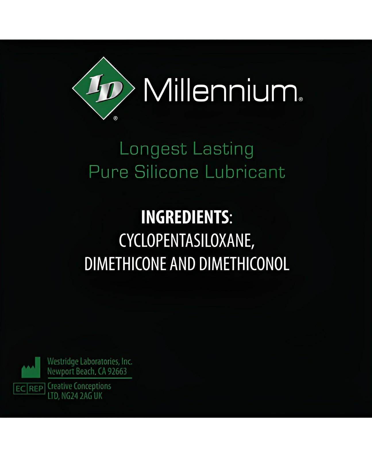 Id Millennium Silicone Lubricant - 12 Ml Tube - SEX LOVE DOLLS