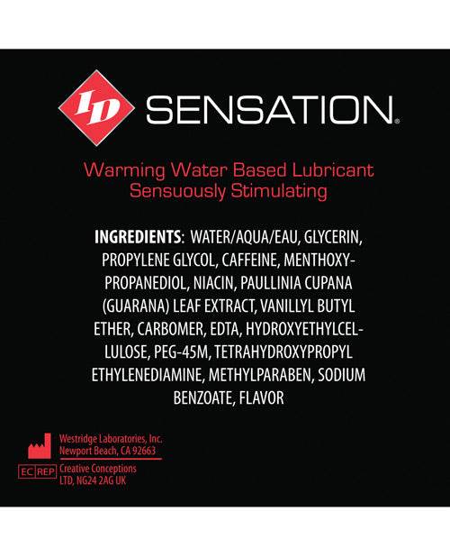 Id Sensation Waterbased Warming Lubricant - SEX LOVE DOLLS