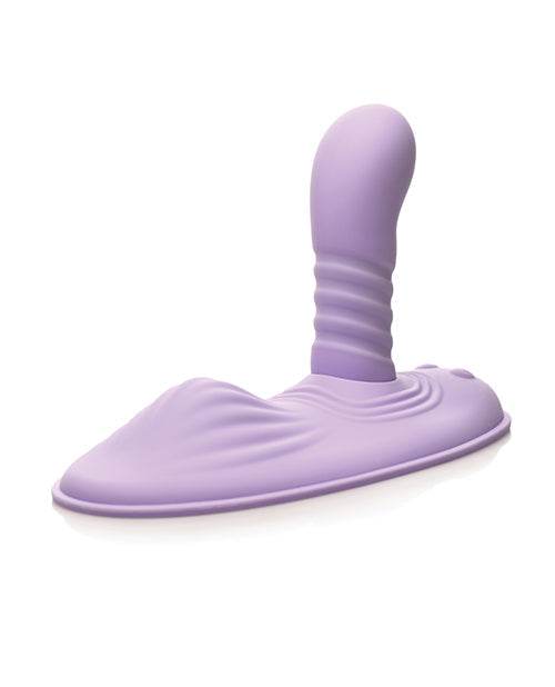 Inmi Thrust N' Grind Thrusting & Vibrating Silicone Grinder - Purple - SEX LOVE DOLLS