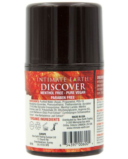 Intimate Earth Discover G-Spot Gel - 30 ml - SEX LOVE DOLLS