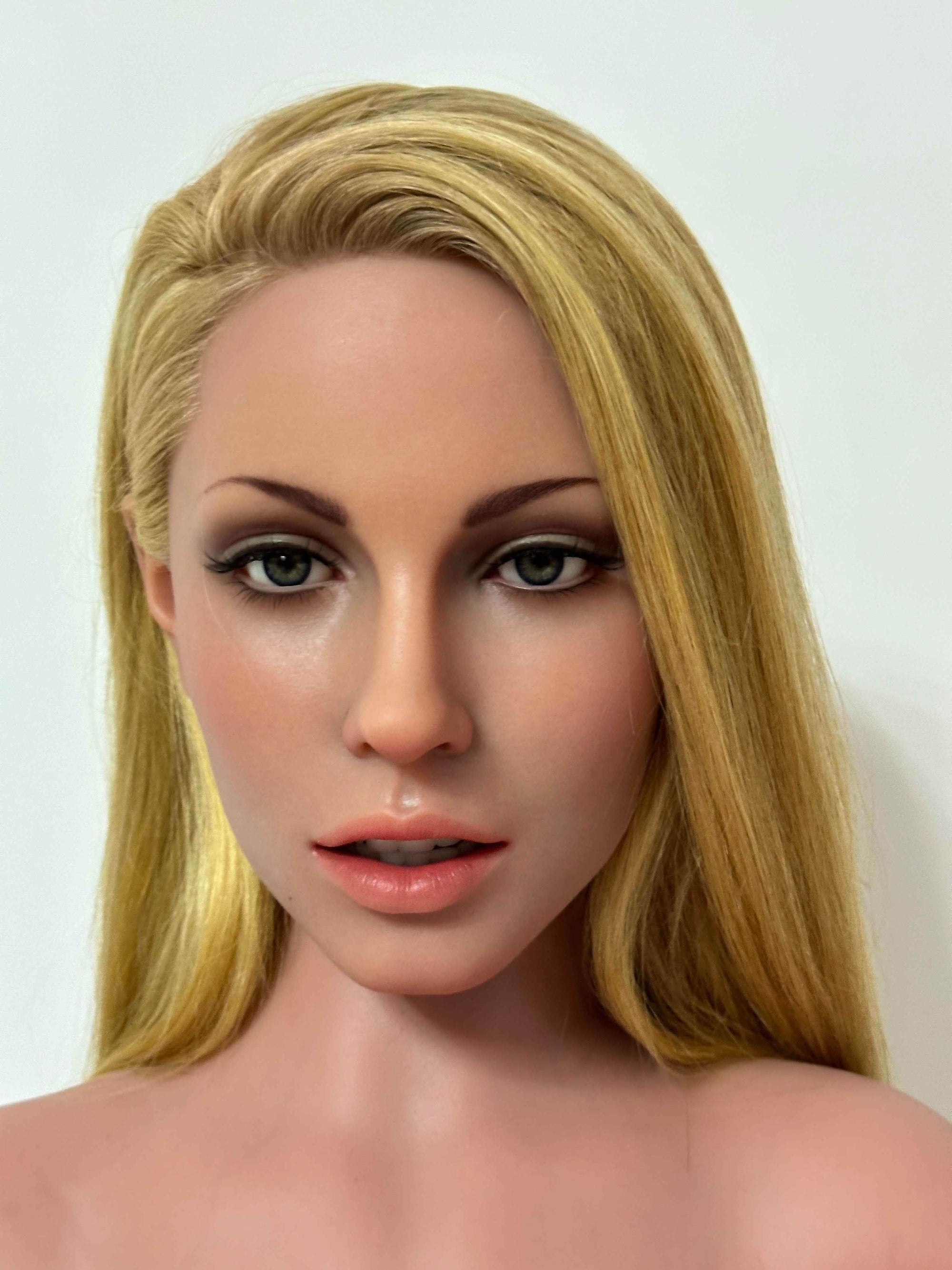Janett Premium Silicone Head (Movable Jaw + Implanted Hair) + SLE Body Sex Doll - ZELEX® [USA STOCK] - SEX LOVE DOLLS