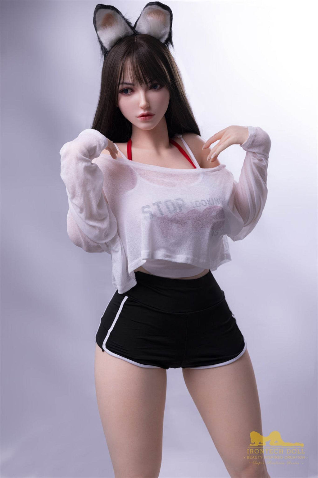 Joline Brunette Asian full Silicone - IronTech Doll® - SEX LOVE DOLLS