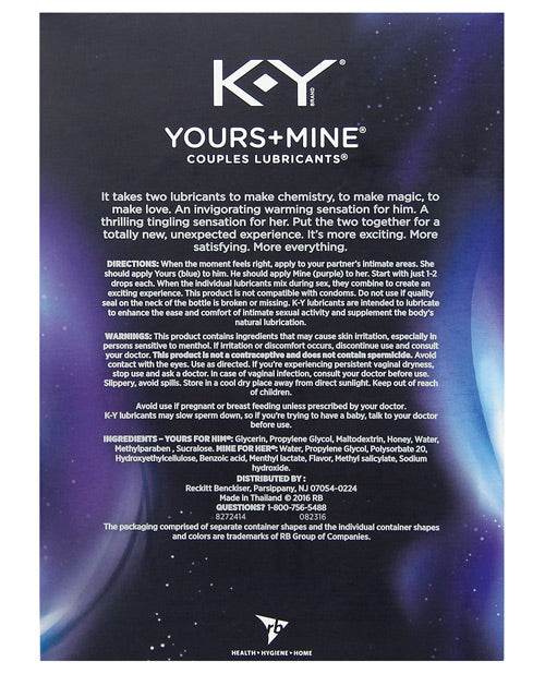 K-Y Yours & Mine Gift Set - SEX LOVE DOLLS